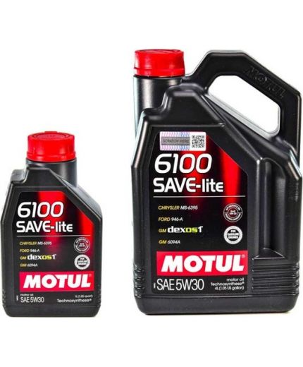 Моторное масло MOTUL 6100 SAVE-LITE 5W30 4+1л АКЦИЯ
