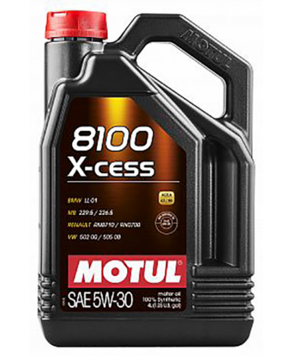 Моторное масло MOTUL 8100 X-CESS 5W30 4л