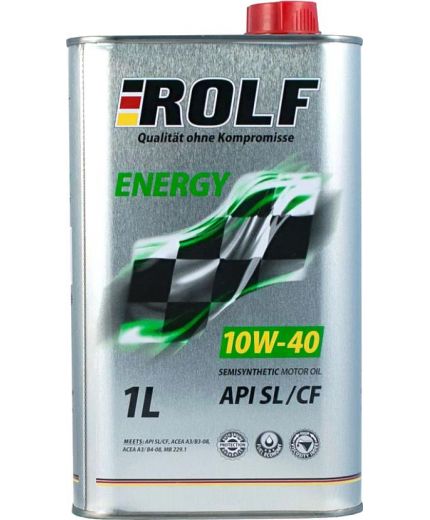 Моторное масло ROLF Energy SAE 10W-40, API SL/CF 1л