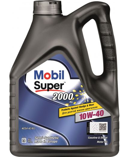 Моторное масло MOBIL Super 2000 X1 10W-40 4л
