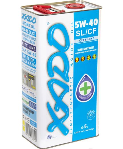 Моторное масло XADO Atomik Oil City Line 5W-40 SL/CF 5л
