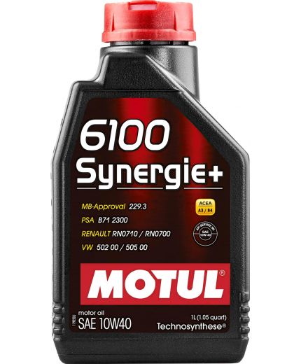 Моторное масло MOTUL 6100 Synergie+ 10W-40 1л (замена 102781)