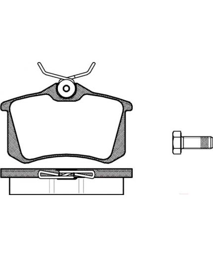 REMSA Колодки дисковые Фото 3