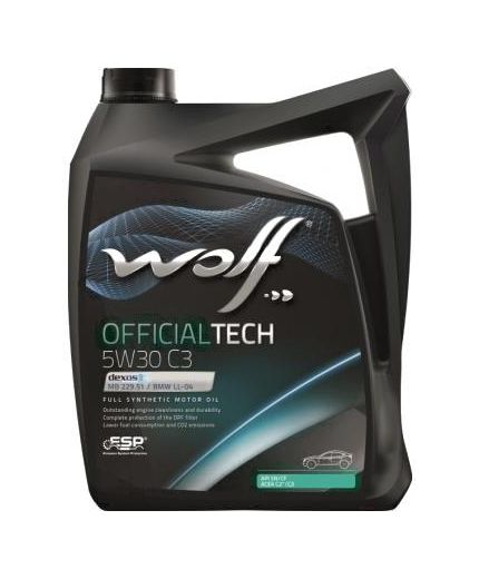 Моторное масло WOLF 5W-30 OfficialTech C3 5л Заменен на 65648/5