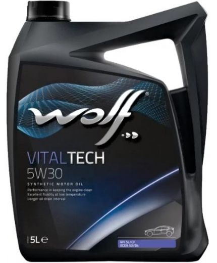Моторное масло WOLF 5W-30 VitalTech 5 л