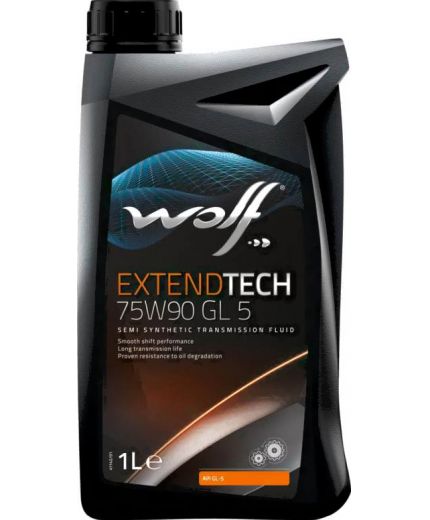 Трансмиссионное масло WOLF ExtendTech 75W-90 GL 5 1л