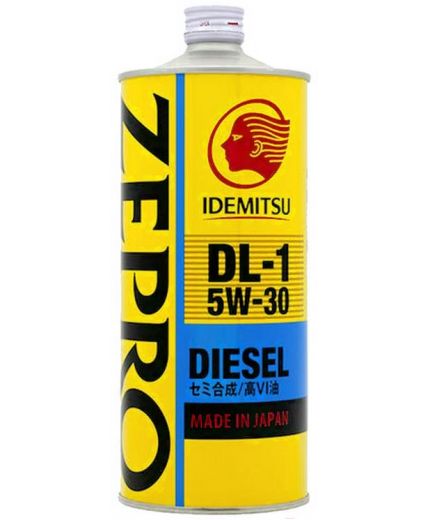 Моторное масло IDEMITSU ZEPRO DIESEL DL-1 5W-30 1л