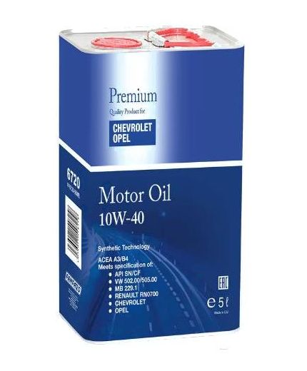 Моторное масло FANFARO 6720 for Chevrolet Opel 10W-40 5л METAL