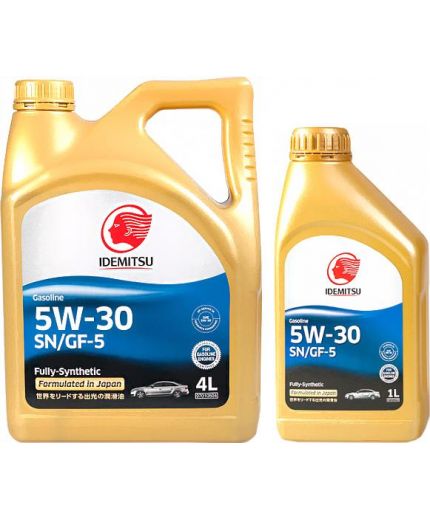 Моторное масло IDEMITSU SN/GF-5 F-S 5W-30 4л + 1л КОМПЛЕКТ