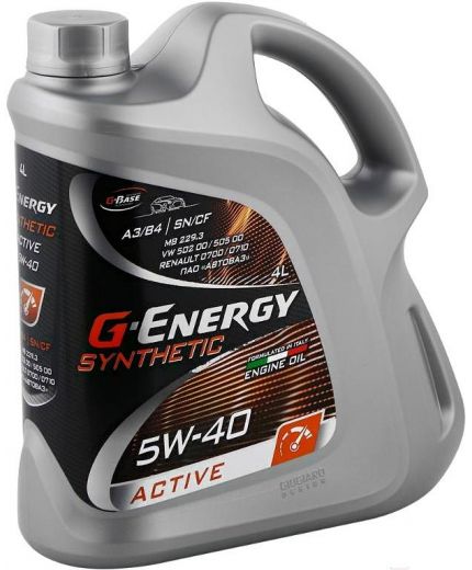 Моторное масло G-ENERGY Synthetic Active 5W-40 5л