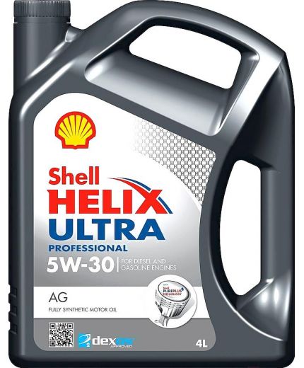 Моторное масло SHELL Helix Ultra Professional AG 5W-30 4л