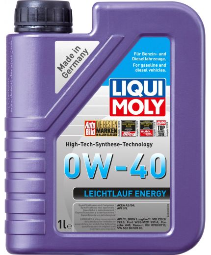 Моторное масло LIQUI MOLY Leichtlauf Energy 0W-40 1л
