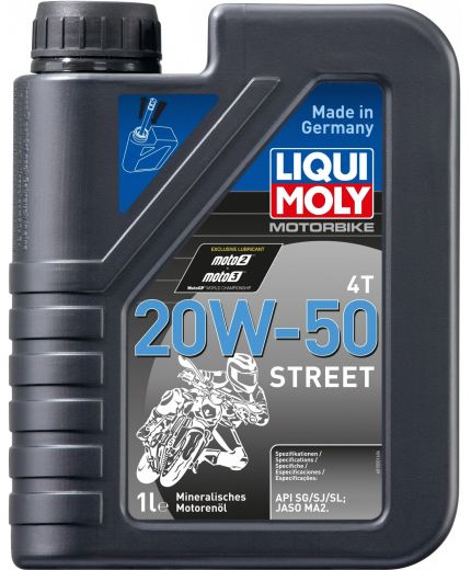 LIQUI MOLY Motorbike 4T 20W-50 Street 1л