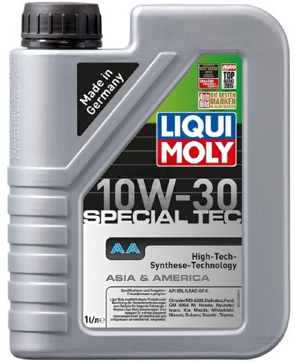 Моторное масло LIQUI MOLY Масло Special Tec AA 10W-30 Benzin 1л