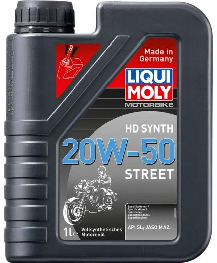 LIQUI MOLY Motorbike HD Synth 20W-50 Street 1л