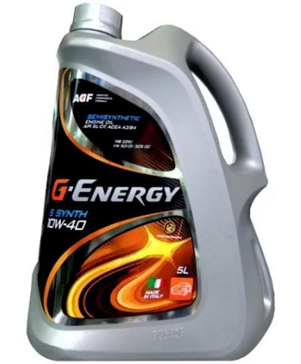Моторное масло G-ENERGY S Synth 10W-40 SL/CF 5л