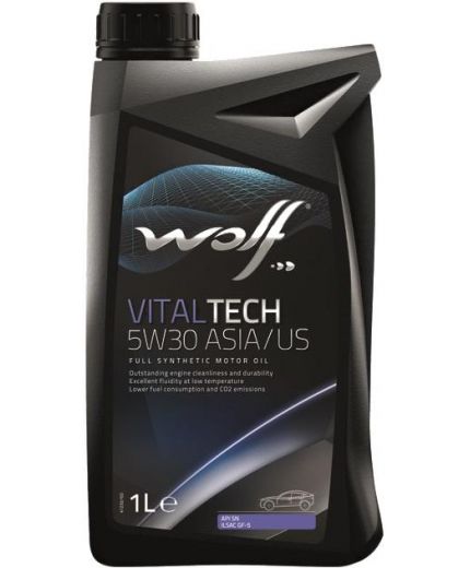 Моторное масло WOLF VitalTech 5W-30 ASIA/US D1 4л