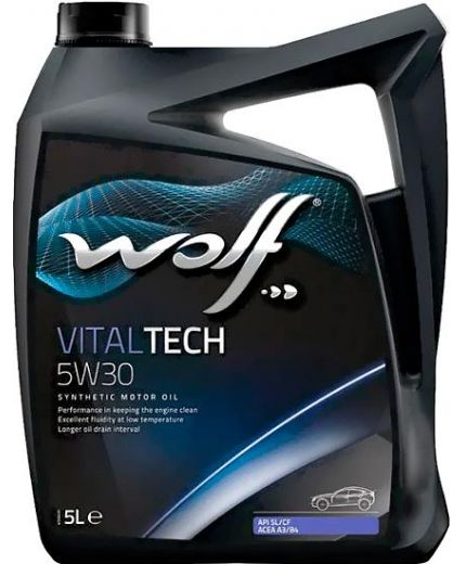 Моторное масло WOLF VitalTech 5W-50 5л