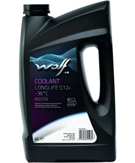 Антифриз WOLF Coolant Longlife красный G12+ -36°C 4л