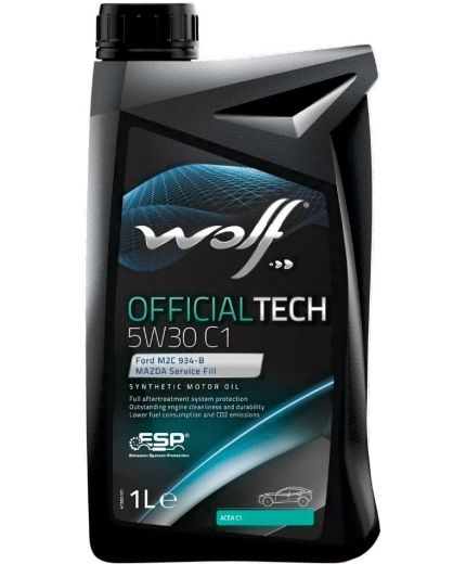 Моторное масло WOLF OfficialTech 5W-30 C1 1л