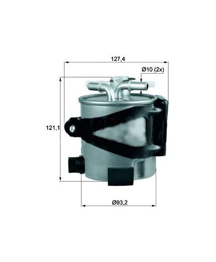 KNECHT-MAHLE Фильтр топливный