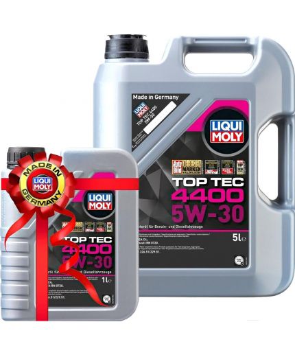 Моторное масло LIQUI MOLY Комплект(2322 Top Тес 4400 5W-30 5л+2319 Top Тес 4400 5W-30 1л )