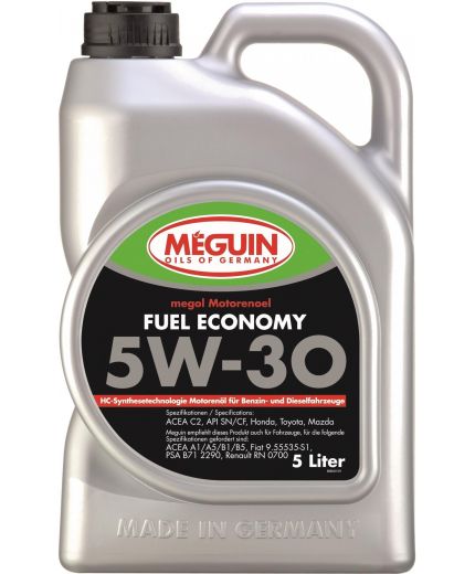 Моторное масло MEGUIN Megol Fuel Economy 5W-30 5л