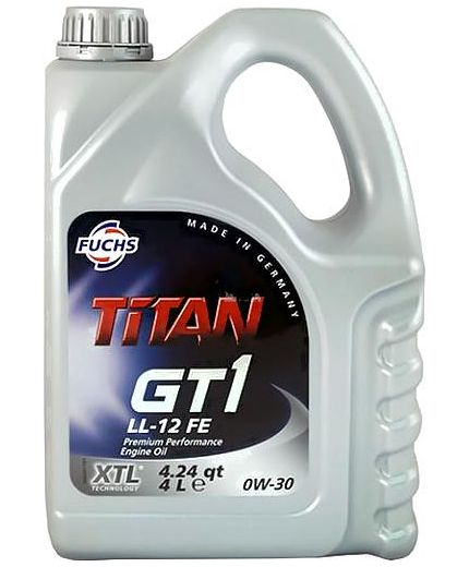 Моторное масло FUCHS TITAN GT1 LL-12 FE 0W-30 4л BMW