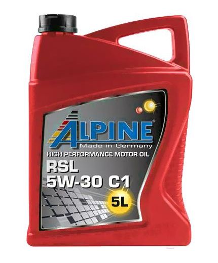 Моторное масло ALPINE RSL 5W-30 C1 5л