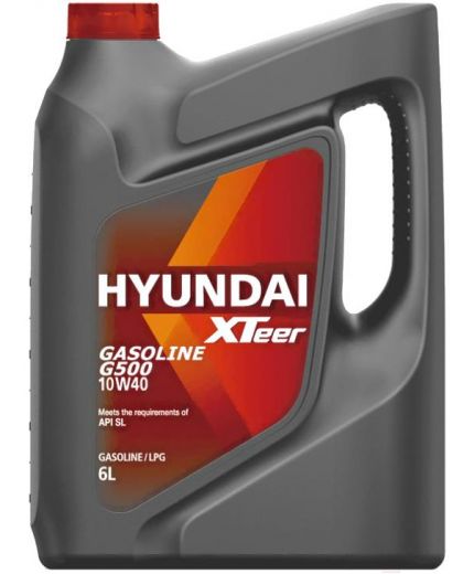 Моторное масло HYUNDAI XTeer Gasoline G500 10W-40 6л