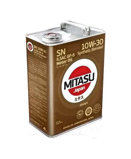 Моторное масло MITASU MOTOR OIL 10W-30 4л