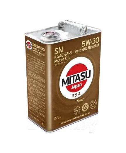 Моторное масло MITASU GOLD PAO 0W-40 4л