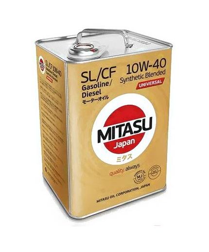 Моторное масло MITASU UNIVERSAL Synthetic Blended 10W-40 6л