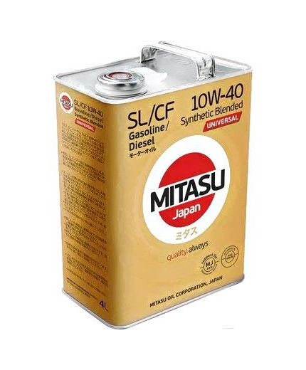 Моторное масло MITASU UNIVERSAL Synthetic Blended 10W-40 4л
