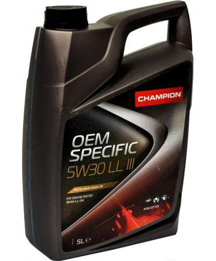 Моторное масло CHAMPION OEM Specific LL III 5W-30 5л
