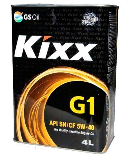 Моторное масло KIXX G1 SN PLUS 5W-40 4л