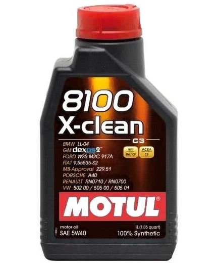 Моторное масло MOTUL 8100 X-CLEAN C3 5W-40 2л