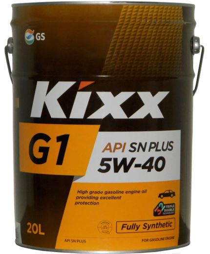 Моторное масло KIXX G1 SN PLUS 5W-40 20л