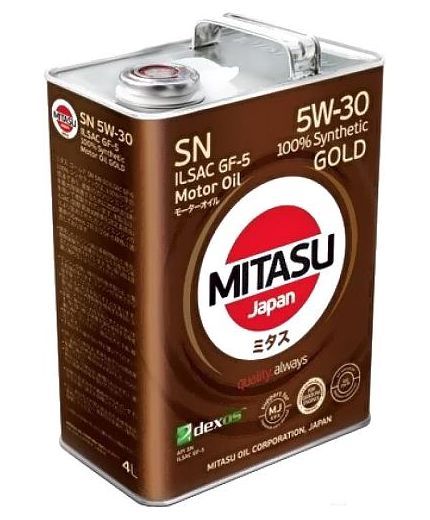 Моторное масло MITASU GOLD SN 5W-30 5л