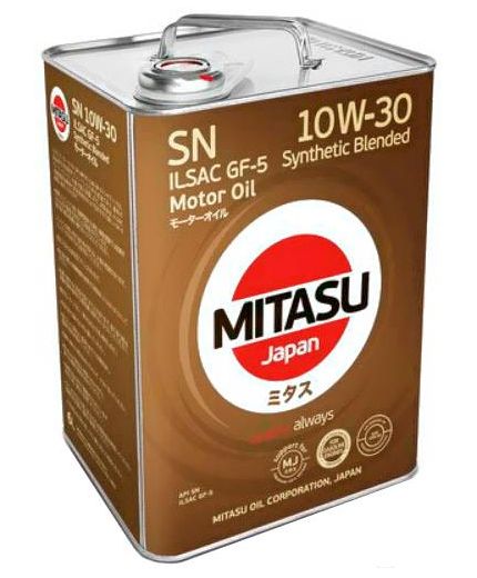 Моторное масло MITASU MOTOR OIL 10W-30 6л