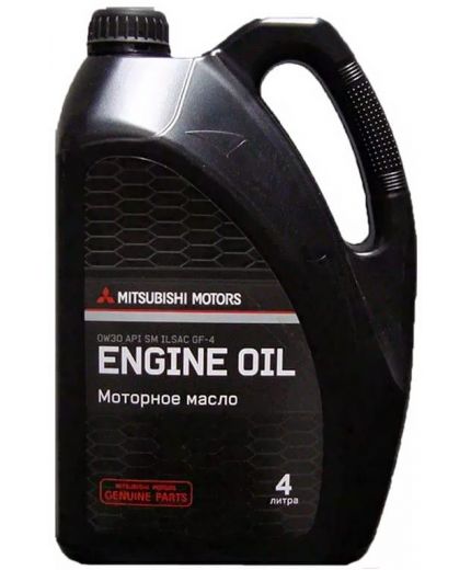 Моторное масло MITSUBISHI Engine Oil SN 0W-30 4л