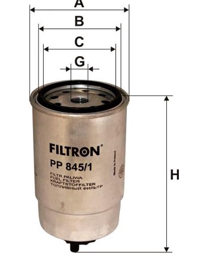 FILTRON Фильтр топливный