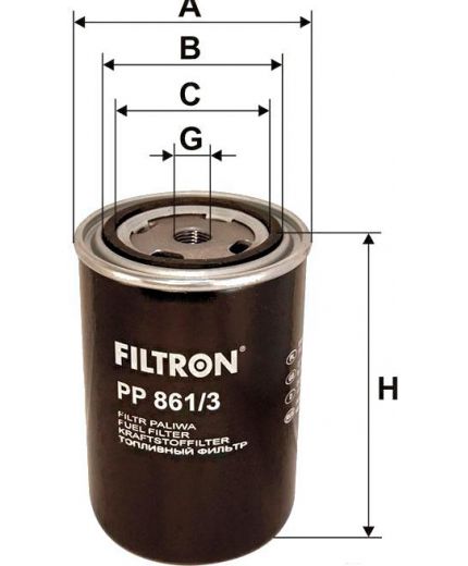 FILTRON Фильтр топливный