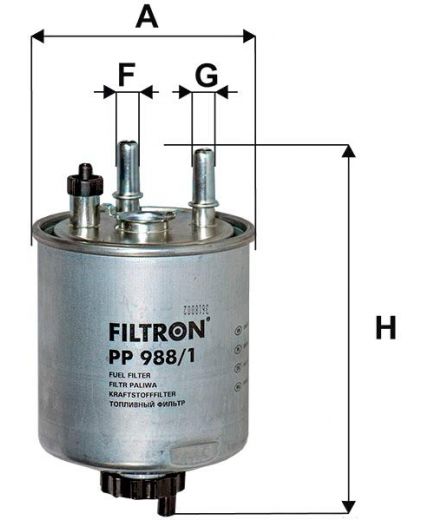 FILTRON Фильтр топливный