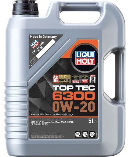Моторное масло LIQUI MOLY Top Tec 6300 0W-20 5л