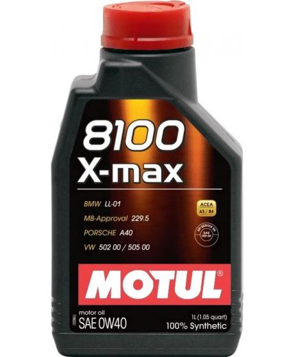 Моторное масло MOTUL 8100 X-MAX 0W-40 1л