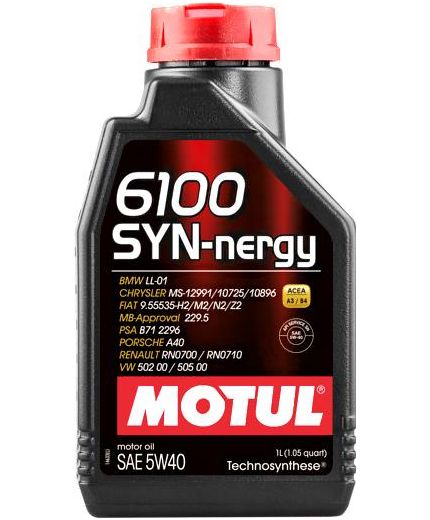 Моторное масло MOTUL 6100 SYN-NERGY 5W-40 1л