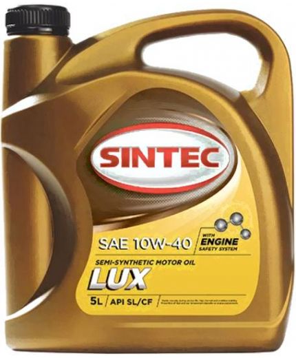 Моторное масло SINTEC Люкс SAE 10W-40, API SL/CF 5л