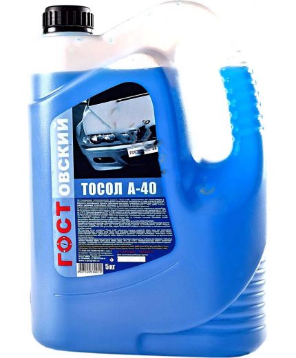 Антифриз GOSTIN Тосол "ГОСТовский" А-40 5кг 4,3л