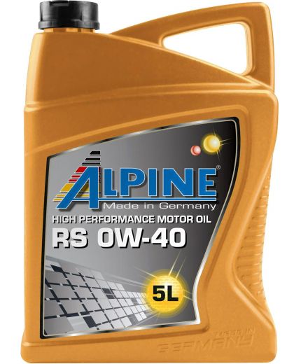Моторное масло ALPINE RS 0W-40 5л
